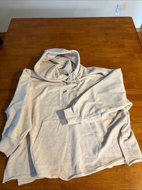 Athleta Women's Crewneck Hoodie in Light Cream